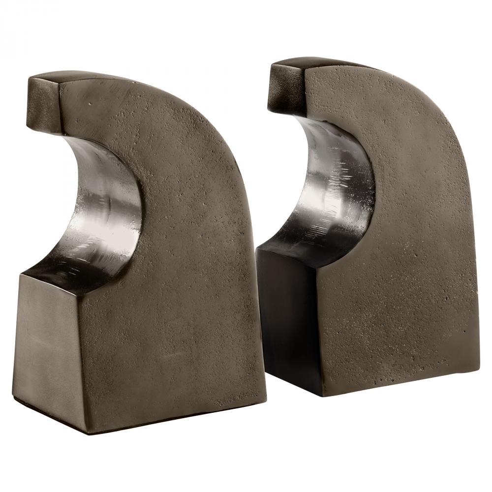Apostrophe Bookends Designed by J Kent Martin Bronze