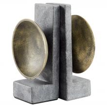 Cyan Designs 11500 - Taal Bookends Designed by J Kent Martin Black & Brass