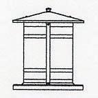 Arroyo Craftsman BC-11LWO-BK - 11" berkeley long body column mount