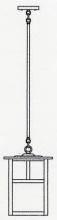 Arroyo Craftsman MSH-10TGW-S - 10" mission stem hung pendant with t-bar overlay