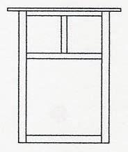 Arroyo Craftsman MW-15TOF-S - 15" mission flush wall mount with T-bar overlay