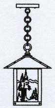 Arroyo Craftsman TRH-9MNOF-RC - 9" timber ridge pendant with mountain filigree