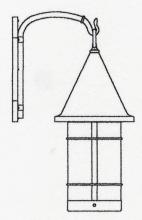Arroyo Craftsman VB-11RM-S - 11" valencia wall mount